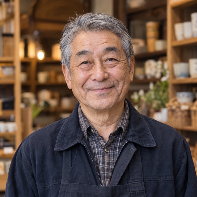 60代の店舗オーナーのイメージ