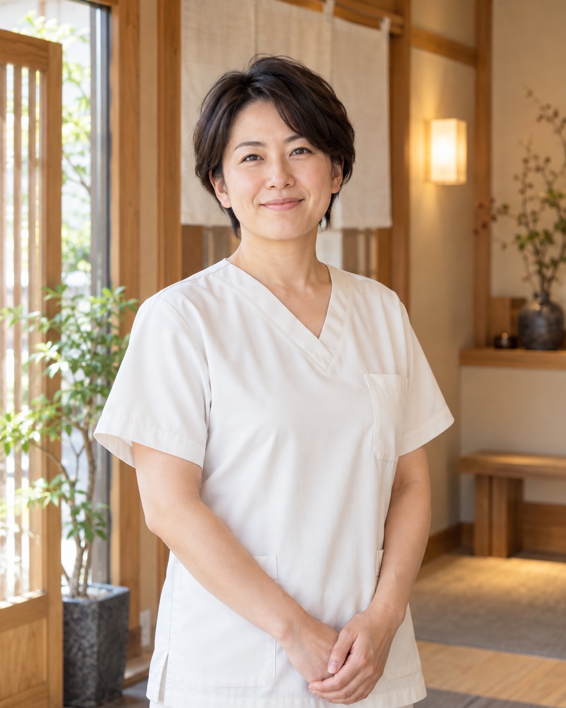 鍼灸師のプロフィール用イメージ